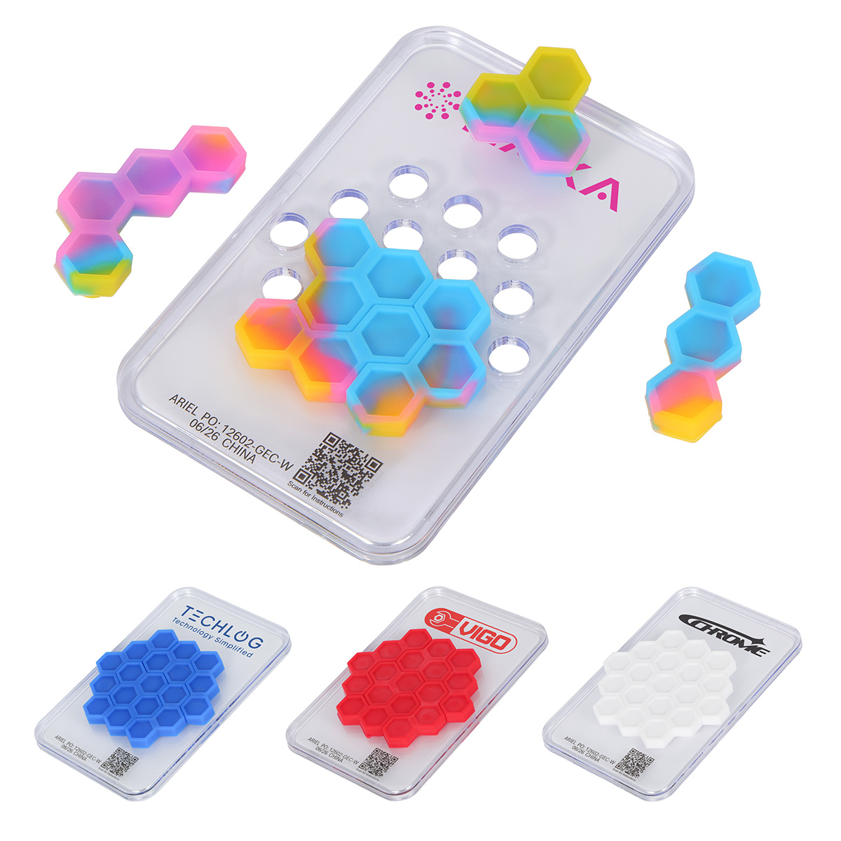 Hex Silicone Puzzle Set 1