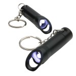 Aluminum LED Opener Key Chain - Black Aluminum LED Opener Key Chain - Black