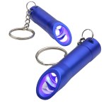 Aluminum LED Opener Key Chain - Blue Aluminum LED Opener Key Chain - Blue