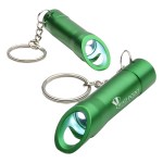 Aluminum LED Opener Key Chain - Green Aluminum LED Opener Key Chain - Green