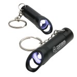 Aluminum LED Opener Key Chain - Black Aluminum LED Opener Key Chain - Black