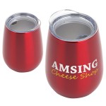 Cabernet 10 oz Vacuum Insulated Stainless Steel Wine Goblet - Silver Cabernet 10 oz Vacuum Insulated Stainless Steel Wine Goblet - Silver