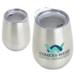 Cabernet 10 oz Vacuum Insulated Stainless Steel Wine Goblet - White Cabernet 10 oz Vacuum Insulated Stainless Steel Wine Goblet - White