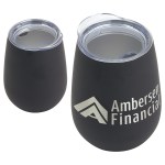 Cabernet 10 oz Vacuum Insulated Stainless Steel Wine Goblet - Black Cabernet 10 oz Vacuum Insulated Stainless Steel Wine Goblet - Black