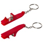 Pop 'N Prop Bottle Opener With Phone Stand - Red Pop 'N Prop Bottle Opener With Phone Stand - Red