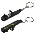 Pop 'N Prop Bottle Opener With Phone Stand - Black Pop 'N Prop Bottle Opener With Phone Stand - Black