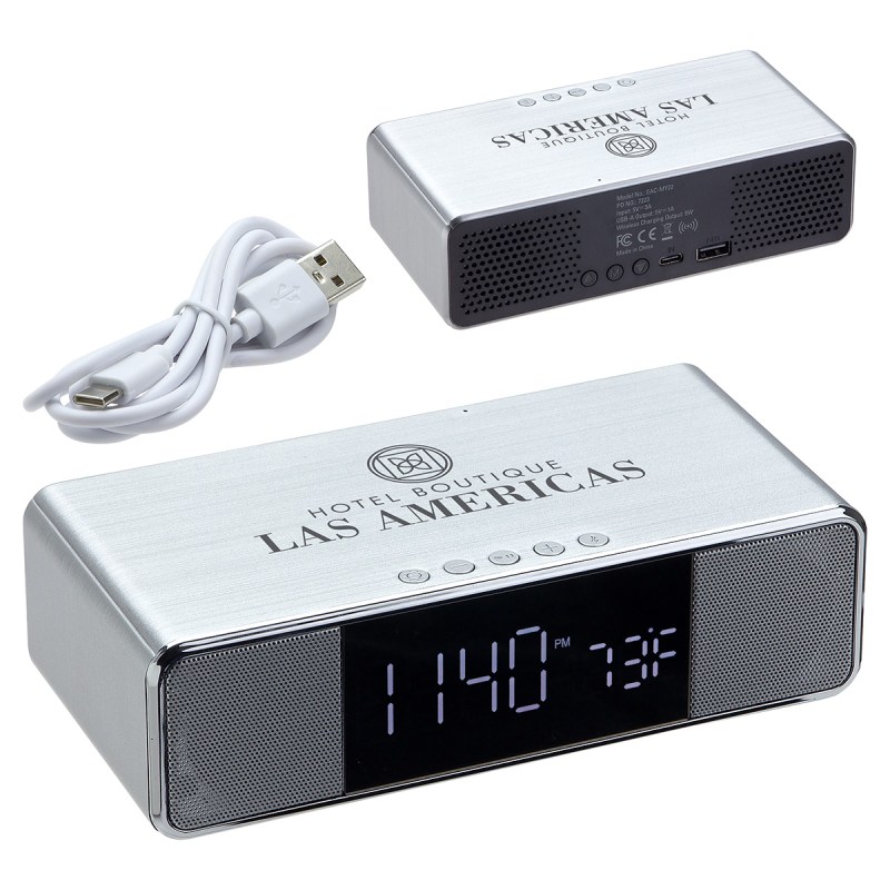 Mystic Alarm Clock with Wireless Speaker & Wireless Charger 1 Mystic Alarm Clock with Wireless Speaker & Wireless Charger 1