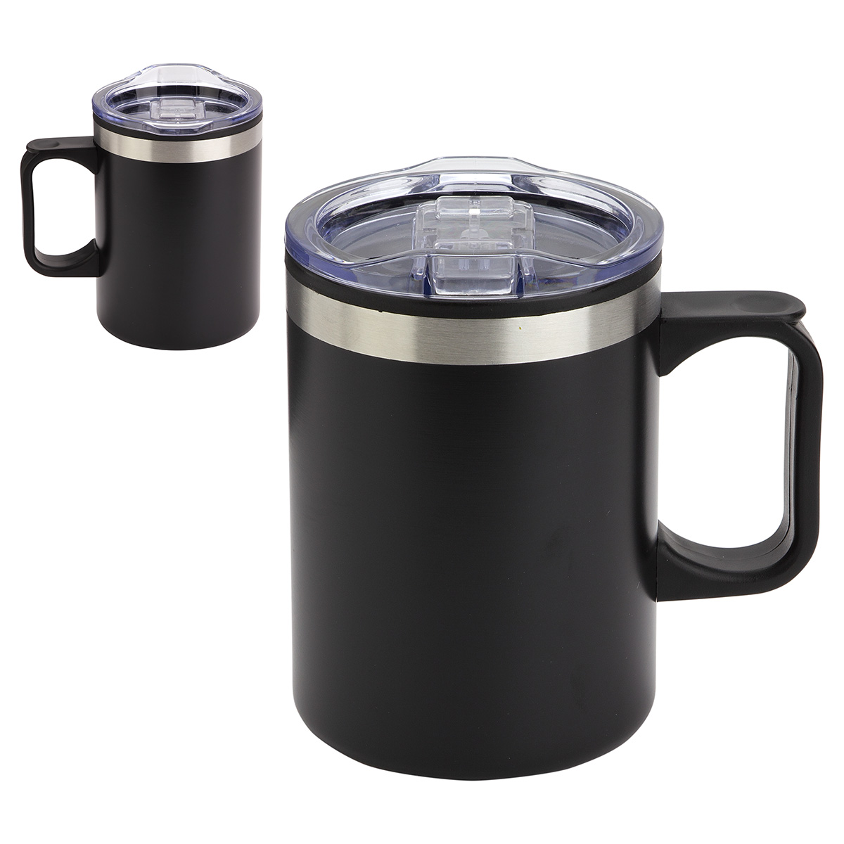 Zara 14 oz Stainless Steel/Polypropylene Mug 1