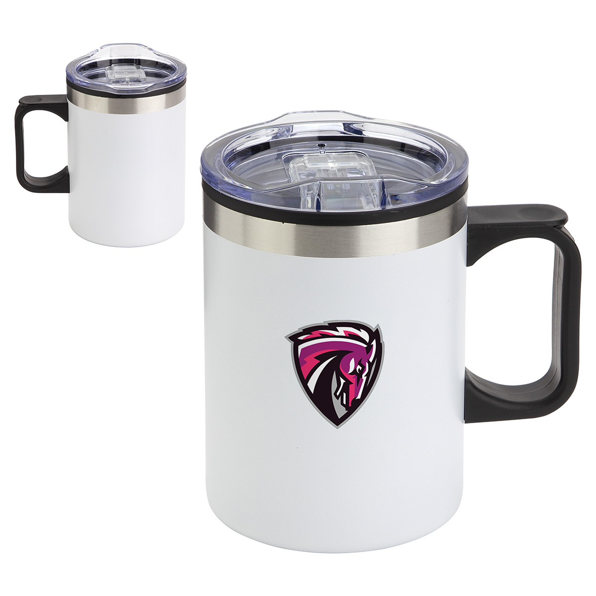 Zara 14 oz Stainless Steel/Polypropylene Mug 1