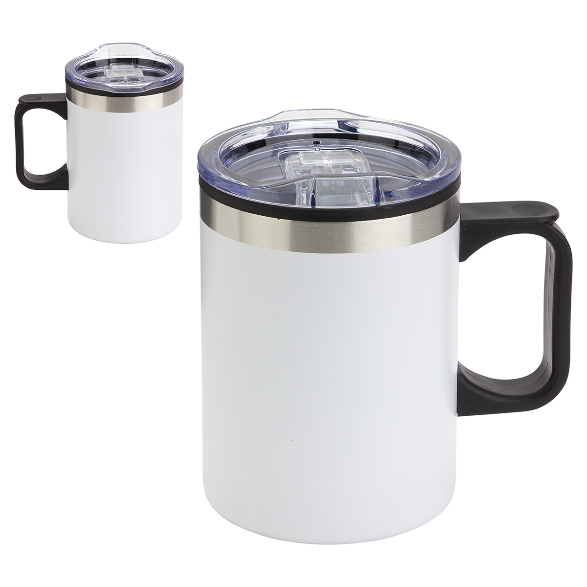 Zara 14 oz Stainless Steel/Polypropylene Mug 1