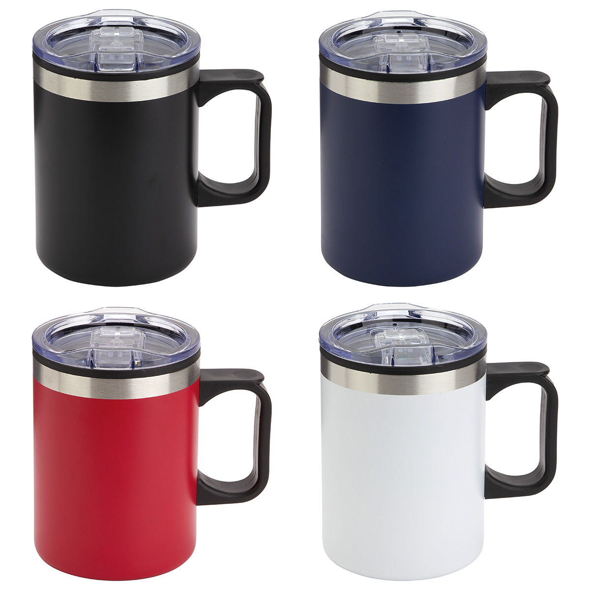 Zara 14 oz Stainless Steel/Polypropylene Mug 1