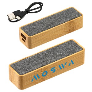 FSC® Bamboo/RPET 2000mAh Mini Power Bank 1 FSC® Bamboo/RPET 2000mAh Mini Power Bank 1