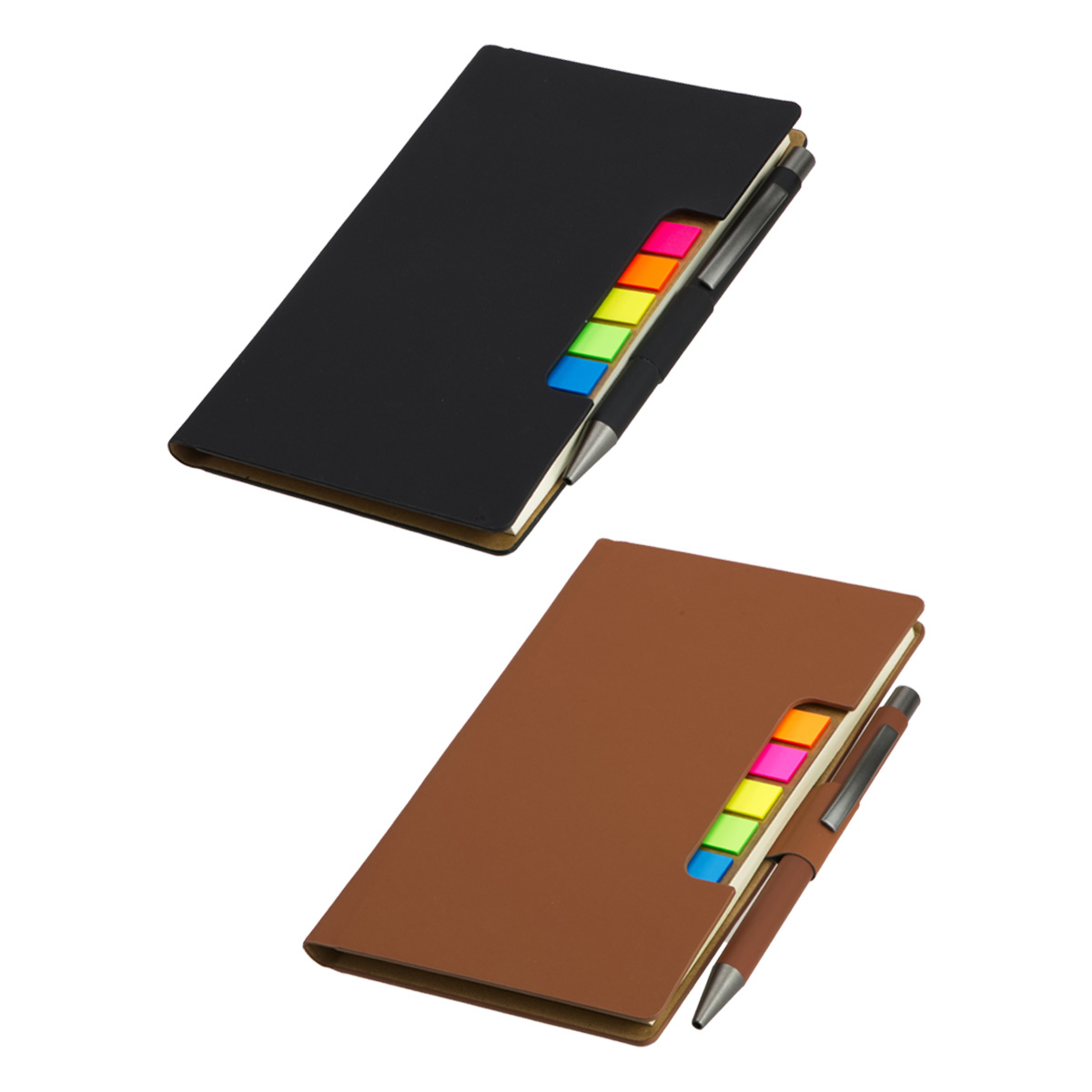 Alliance Hardcover Journal With Sticky Flags & Pen 1