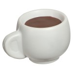 Tea And Coffee Cup Stress Reliever - White/Brown Tea And Coffee Cup Stress Reliever - White/Brown