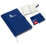 Travel Journal with Card Pockets - Blue Travel Journal with Card Pockets - Blue