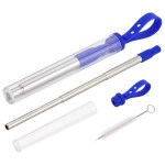Sip 'N Slide Telescoping Straw With Cleaning Brush - Blue Sip 'N Slide Telescoping Straw With Cleaning Brush - Blue