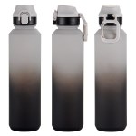 Chroma 27 oz Tritan® Bottle with Snap-Top Lid & Carabiner - Black Chroma 27 oz Tritan® Bottle with Snap-Top Lid & Carabiner - Black