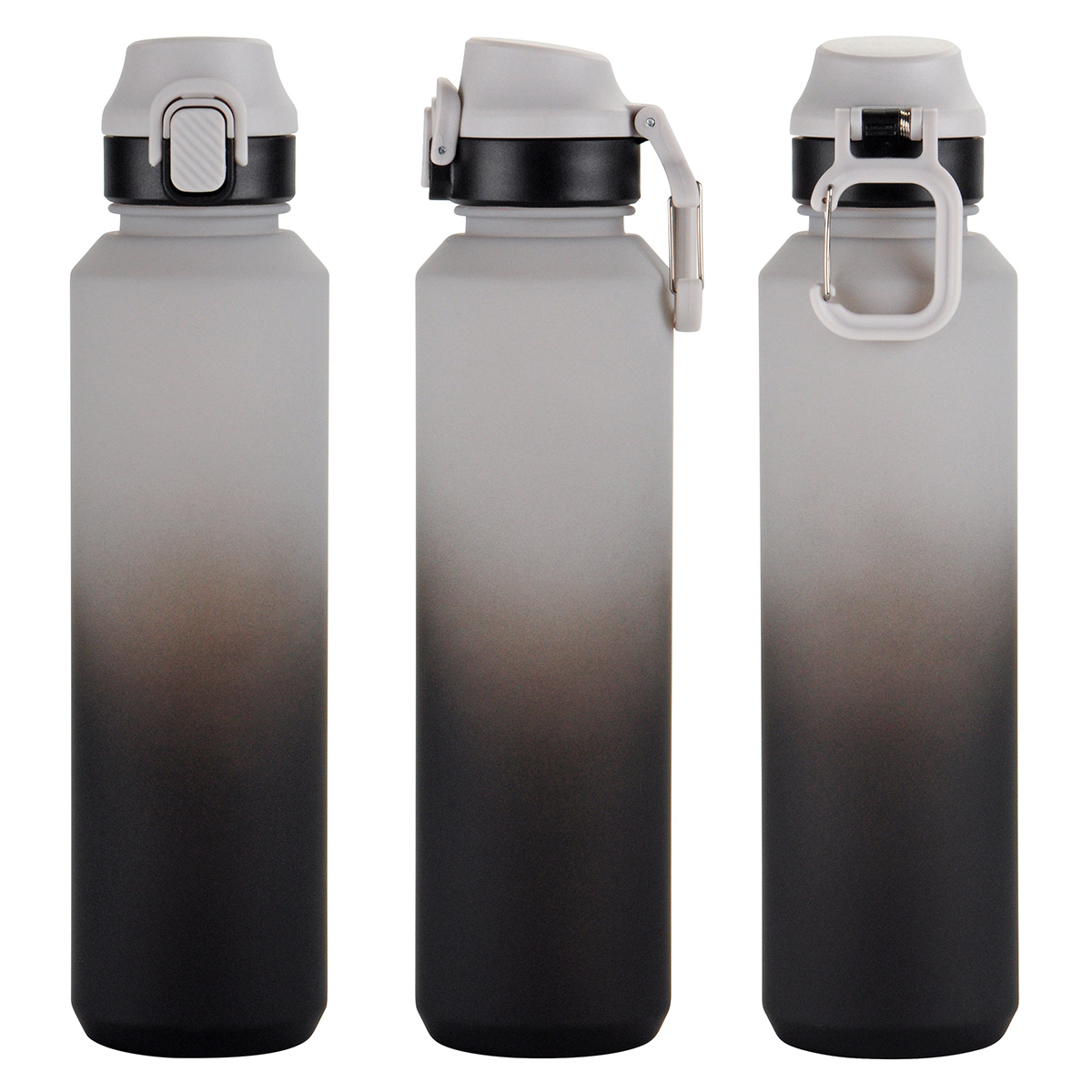 Chroma 27 oz Tritan® Bottle with Snap-Top Lid & Carabiner 1