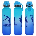 Chroma 27 oz Tritan® Bottle with Snap-Top Lid & Carabiner - Blue Chroma 27 oz Tritan® Bottle with Snap-Top Lid & Carabiner - Blue