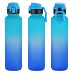 Chroma 27 oz Tritan® Bottle with Snap-Top Lid & Carabiner - Blue Chroma 27 oz Tritan® Bottle with Snap-Top Lid & Carabiner - Blue