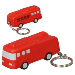 Fire Truck Stress Reliever Key Chain 1 Fire Truck Stress Reliever Key Chain 1