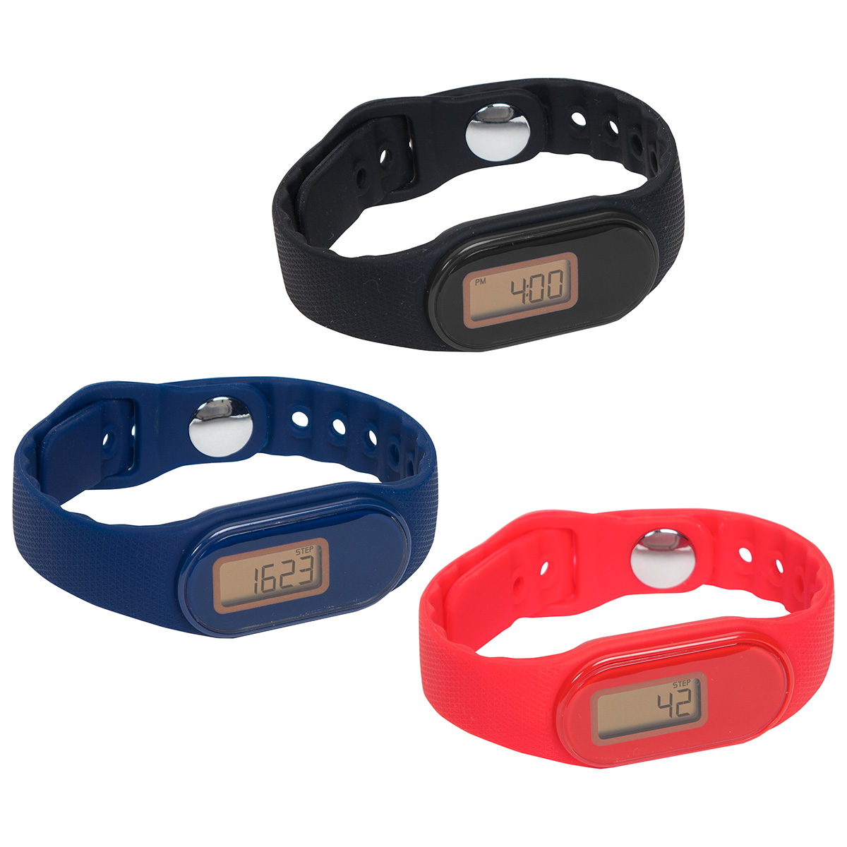 Tap 'N Read Waterproof Fitness Tracker + Pedometer Watch 1