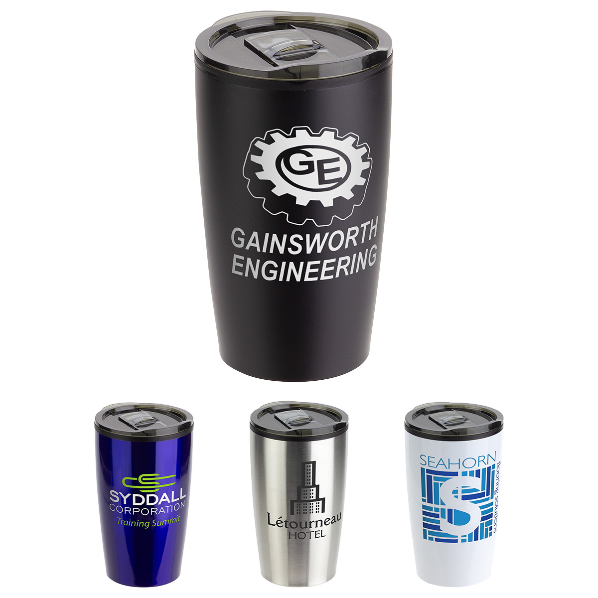 Optima 14 oz Stainless Steel/Polypropylene Tumbler 1
