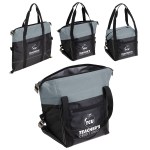 Glacier Convertible Polyester Cooler Bag - Gray Glacier Convertible Polyester Cooler Bag - Gray