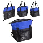 Glacier Convertible Polyester Cooler Bag - Blue Glacier Convertible Polyester Cooler Bag - Blue
