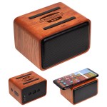 FSC® Mahogany Wireless Speaker with Wireless Charger 1 FSC® Mahogany Wireless Speaker with Wireless Charger 1