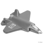Fighter Jet Stress Reliever - Silver Fighter Jet Stress Reliever - Silver