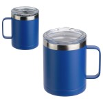 Ceva 14 oz Copper-Coated Powder-Coated Insulated Mug - Blue Ceva 14 oz Copper-Coated Powder-Coated Insulated Mug - Blue