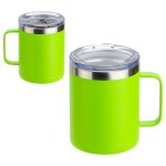 Ceva 14 oz Copper-Coated Powder-Coated Insulated Mug - Red Ceva 14 oz Copper-Coated Powder-Coated Insulated Mug - Red
