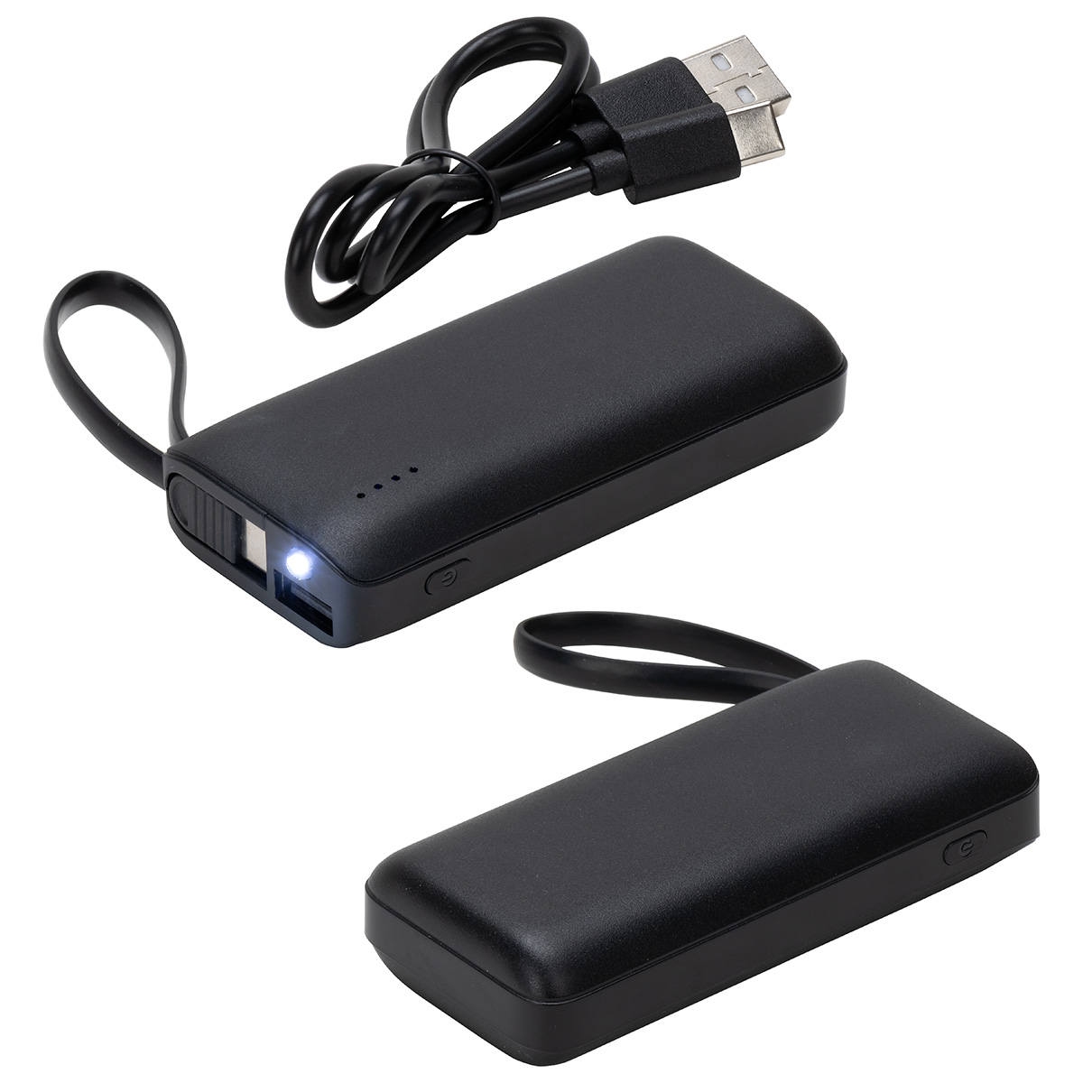 Chancellor 5000mAh Power Bank with USB-C Built-in Cable 1