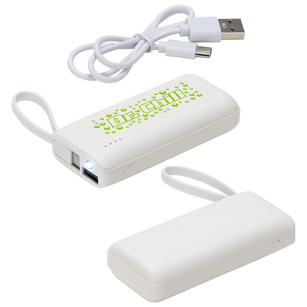 Chancellor 5000mAh Power Bank with USB-C Built-in Cable 1