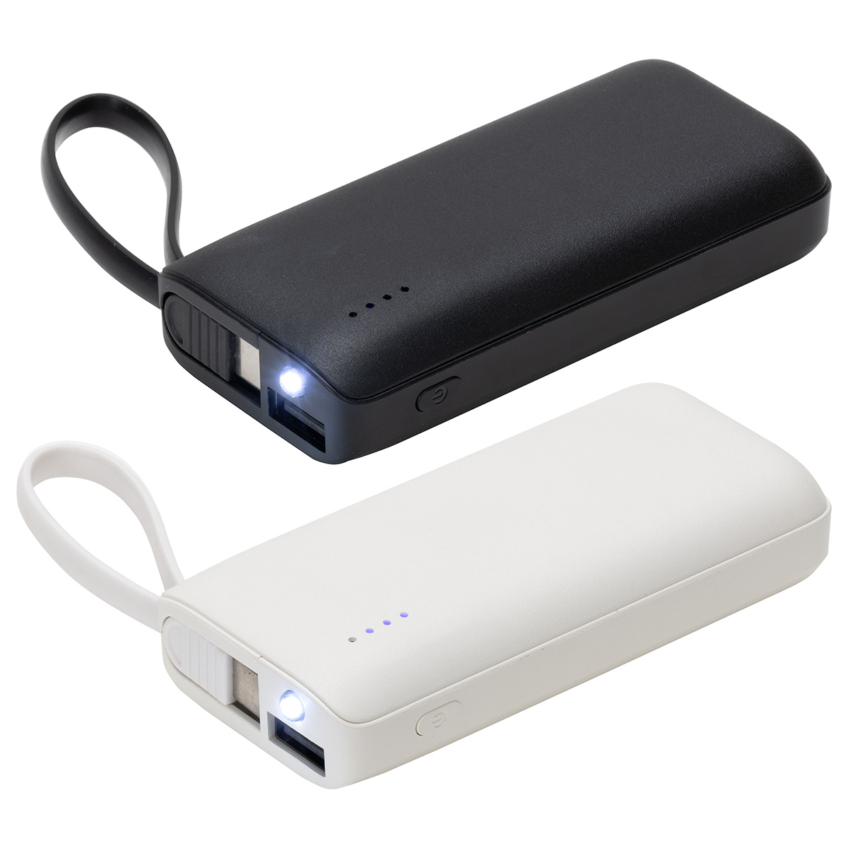 Chancellor 5000mAh Power Bank with USB-C Built-in Cable 1