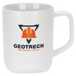 Marzano 18 oz Recycled Ceramic Mug - White Marzano 18 oz Recycled Ceramic Mug - White