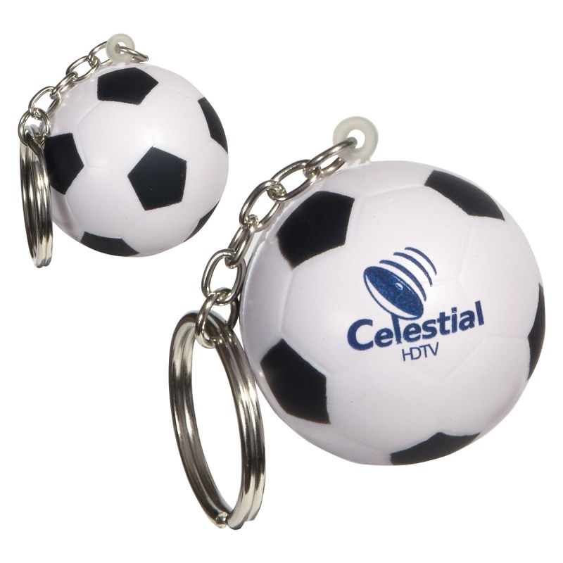 Soccer Ball Stress Reliever Key Chain 1 Soccer Ball Stress Reliever Key Chain 1
