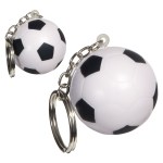 Soccer Ball Stress Reliever Key Chain 2 Soccer Ball Stress Reliever Key Chain 2