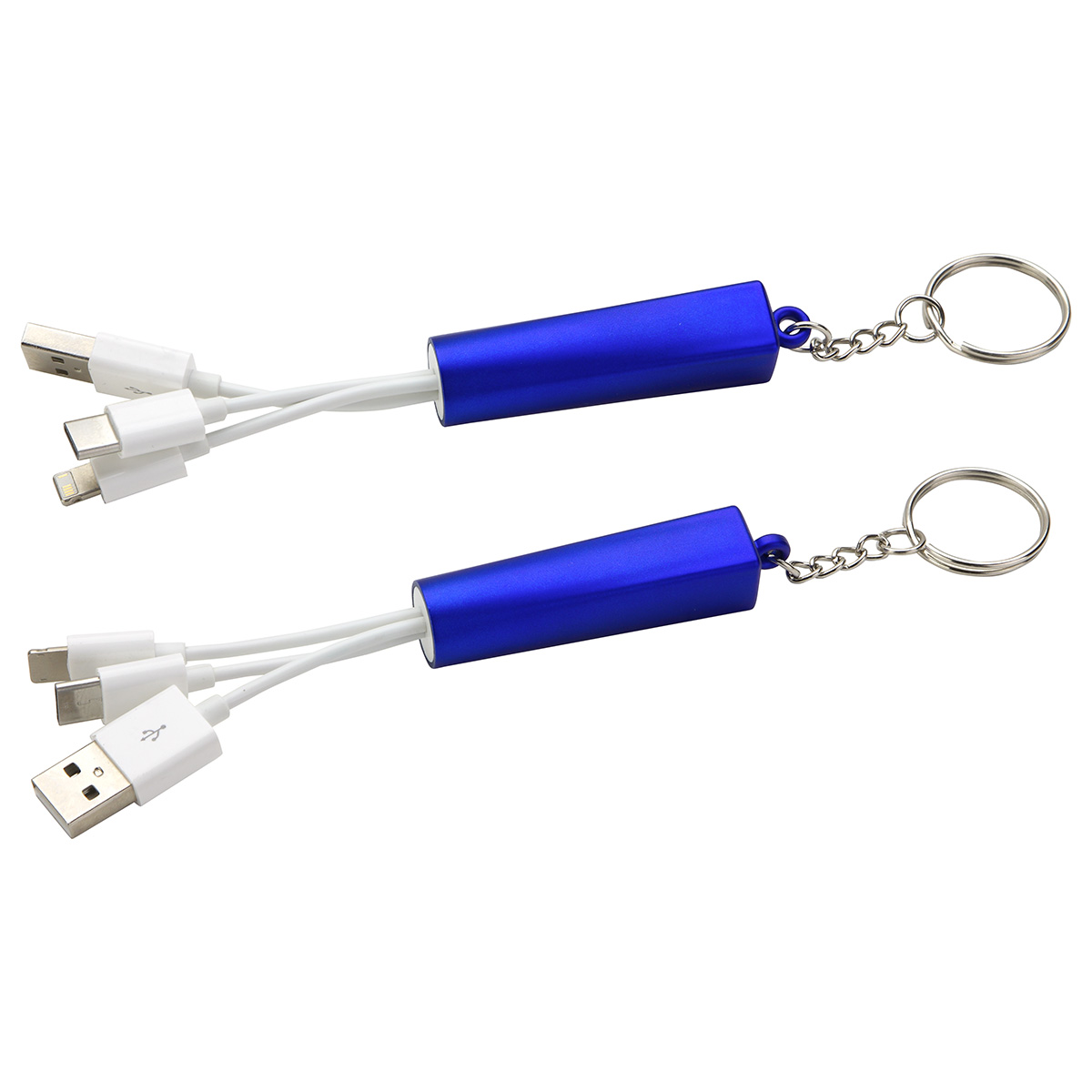 Trey 3-in-1 Light-Up Charging Cable with Keychain 1