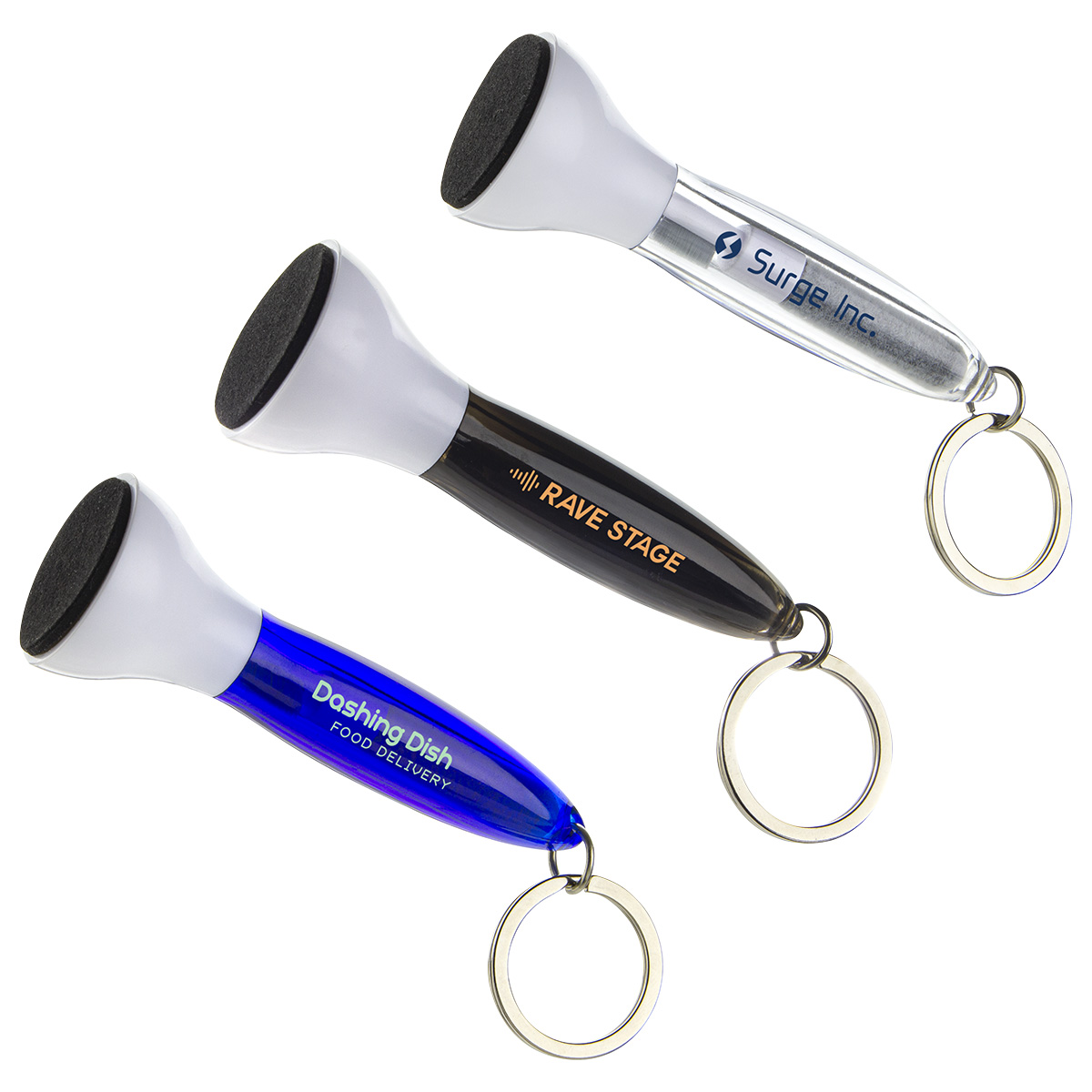 Swab Microfiber Earbud & Screen Cleaner with Key Ring 1