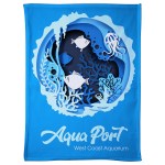 Light-Weight Brushed Fleece Blanket 30"x 40" 300GSM - Full Color - White Light-Weight Brushed Fleece Blanket 30"x 40" 300GSM - Full Color - White