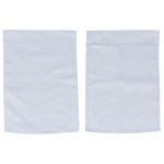 Polyester Poplin Garden Flag 17" x 12" 220GSM Full Color on two sides - White Polyester Poplin Garden Flag 17" x 12" 220GSM Full Color on two sides - White