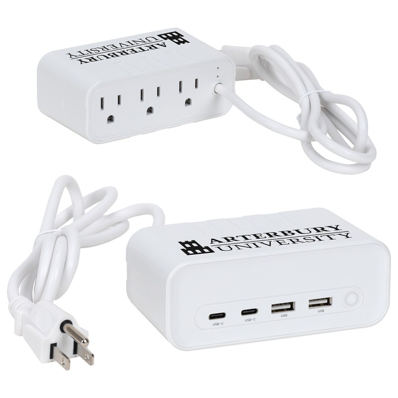 Relay 5%27 Charging Station with Type-C, USB & AC Outlets 1 Relay 5%27 Charging Station with Type-C, USB & AC Outlets 1