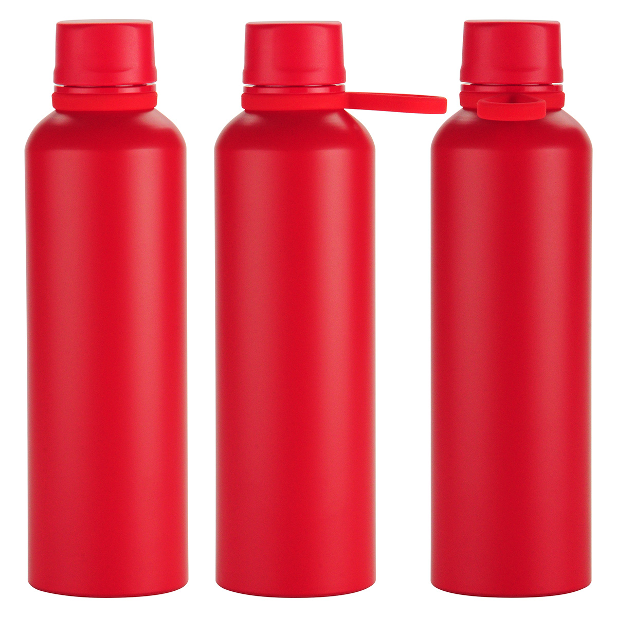 Avento 25 oz Recycled Aluminum Bottle with Silicone Loop 1