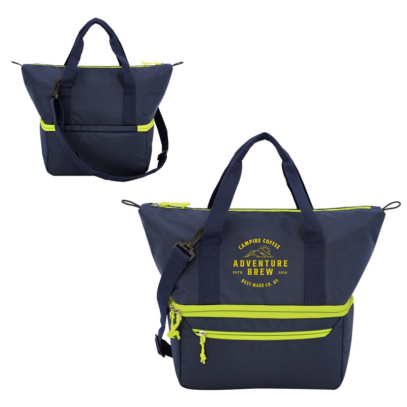Jasper 2-Compartment 600D Premier Polyester Square Cooler Bag 1 Jasper 2-Compartment 600D Premier Polyester Square Cooler Bag 1