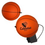 Basketball Stress Reliever Yo-Yo Bungee - Orange Basketball Stress Reliever Yo-Yo Bungee - Orange