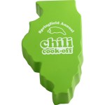 Illinois Shape Stress Reliever - Green Illinois Shape Stress Reliever - Green