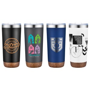 Cerano 22 oz Vacuum Insulated Tumbler with Cork Base 1 Cerano 22 oz Vacuum Insulated Tumbler with Cork Base 1