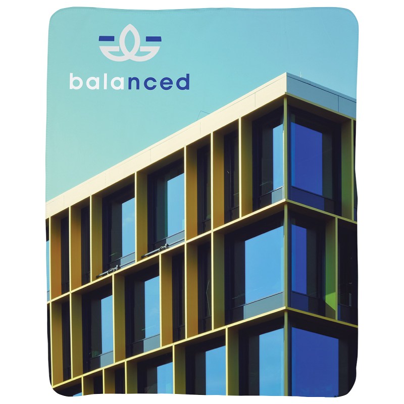 Pinnacle Dye Sublimated RPET Polar Fleece Blanket 1 Pinnacle Dye Sublimated RPET Polar Fleece Blanket 1